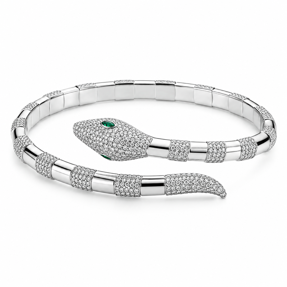 Bracelet Serpent Impérial Argenté